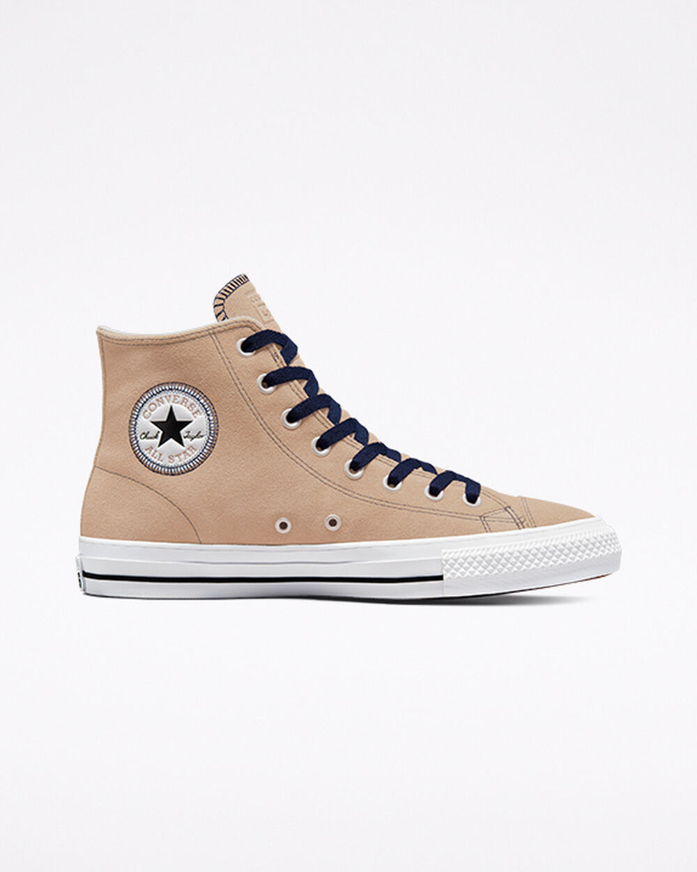 Converse CONS Chuck Taylor All Star Pro Sneakers Dam Khaki Svarta Vita | REA-015348