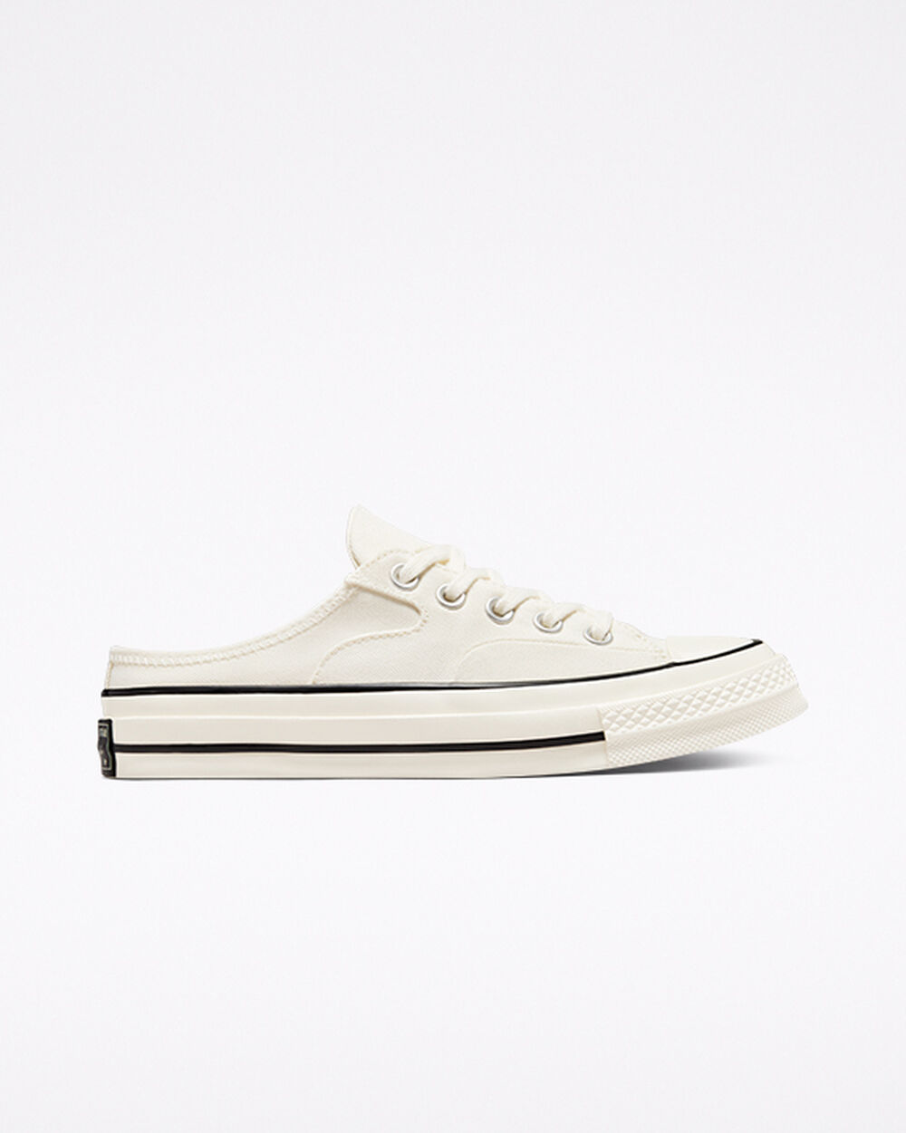 Converse Chuck 70 Mule Dam Vita Svarta | REA-358018