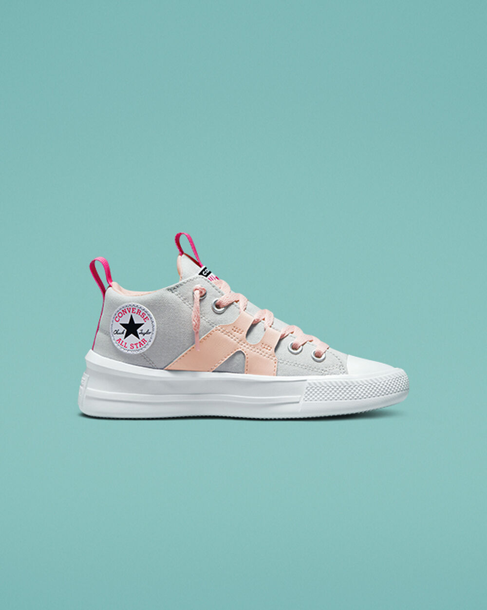 Converse Chuck Taylor All Star Sneakers Tjej Ljusgrå Rosa | REA-240398