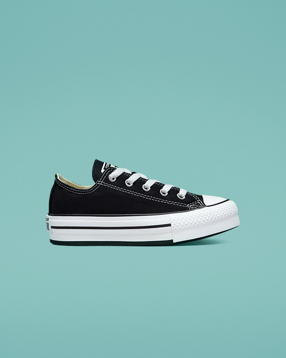 Converse Chuck Taylor All Star Sneakers Tjej Svarta Vita Svarta | REA-603178