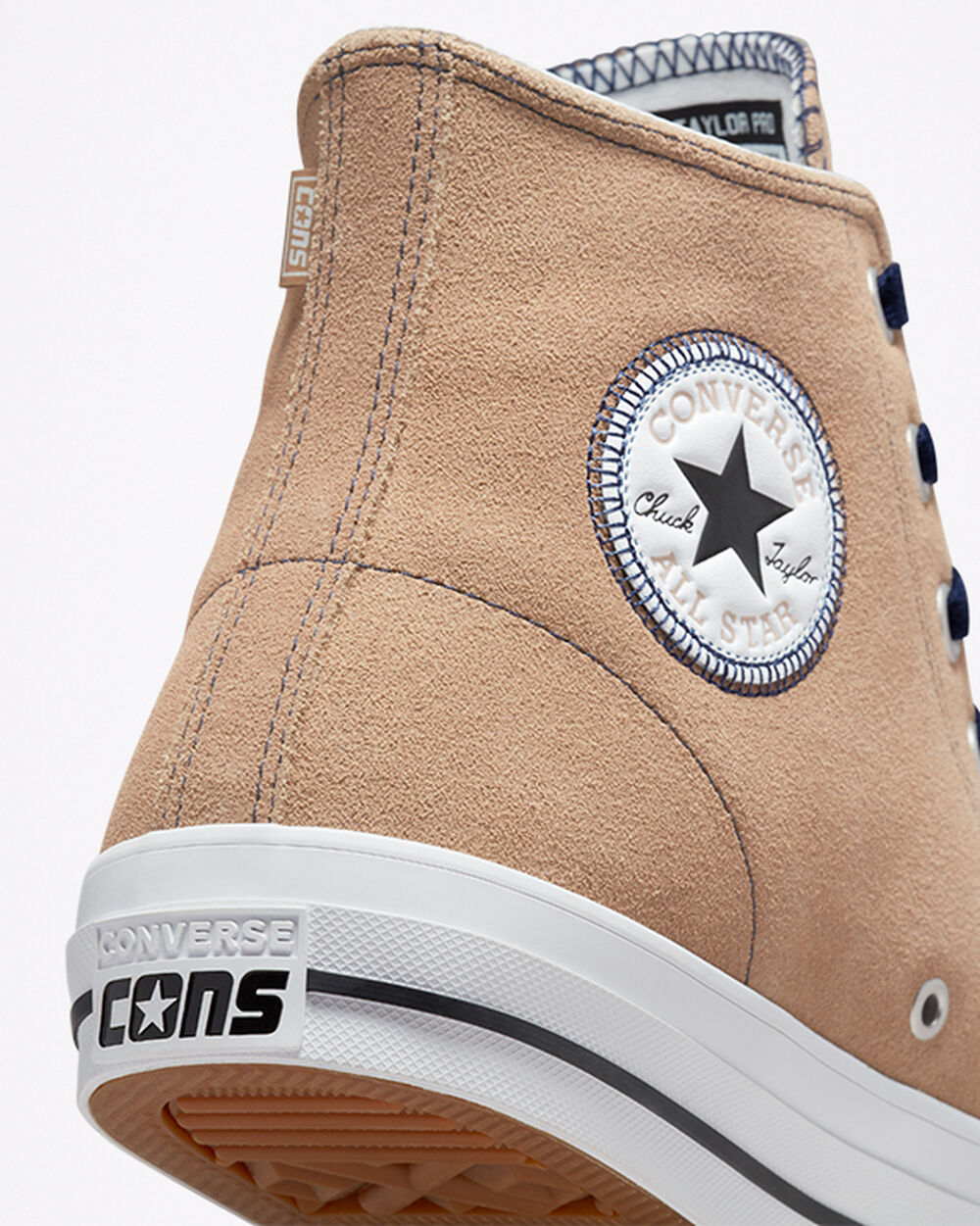 Converse CONS Chuck Taylor All Star Pro Sneakers Herr Khaki Svarta Vita | REA-863208