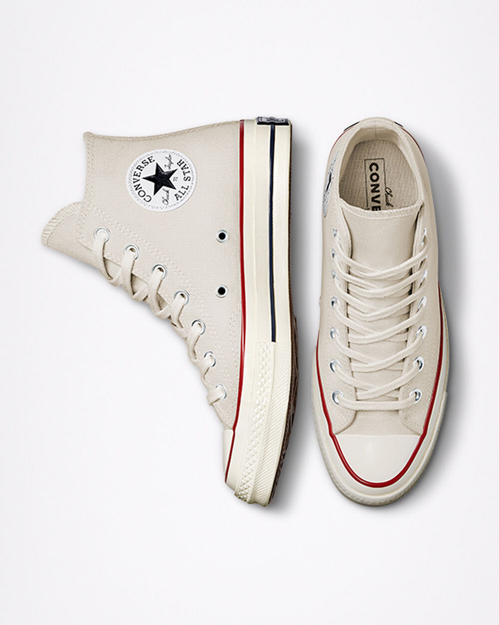 Converse Chuck 70 Sneakers Dam Khaki Mörkröda Vita | REA-546308