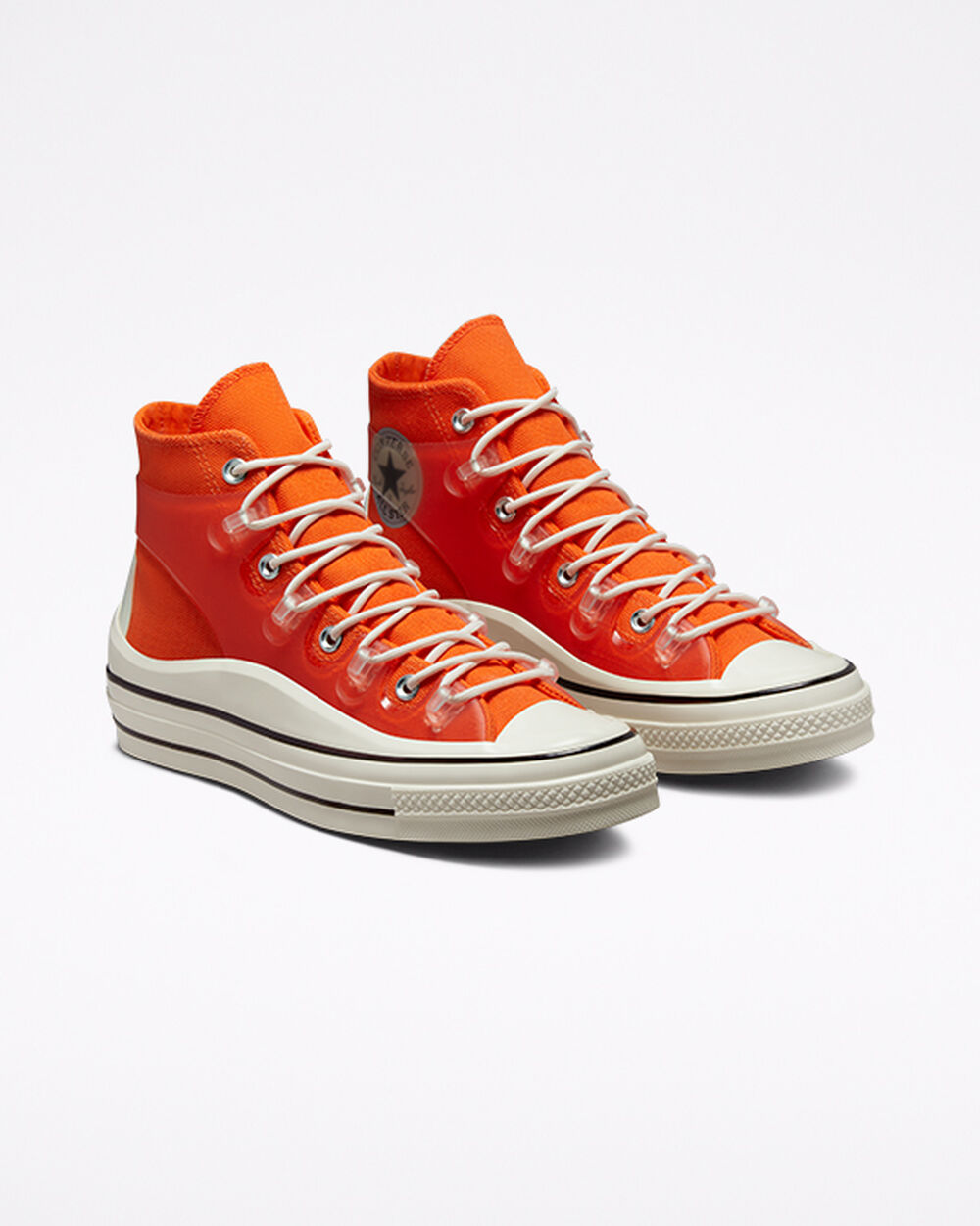 Converse Chuck 70 Sneakers Dam Orange Vita Svarta | REA-730218