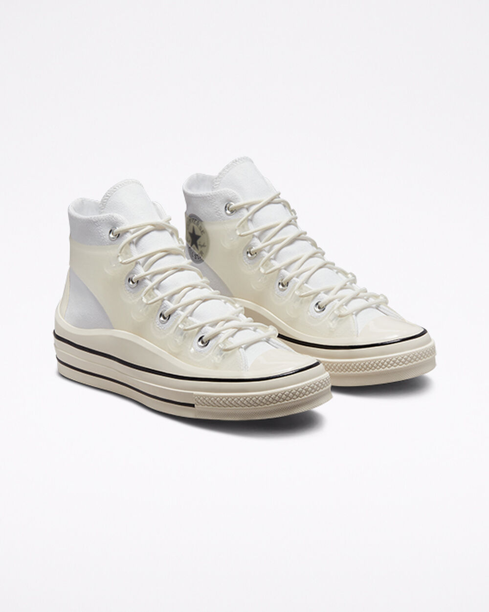 Converse Chuck 70 Sneakers Dam Vita Svarta | REA-634208