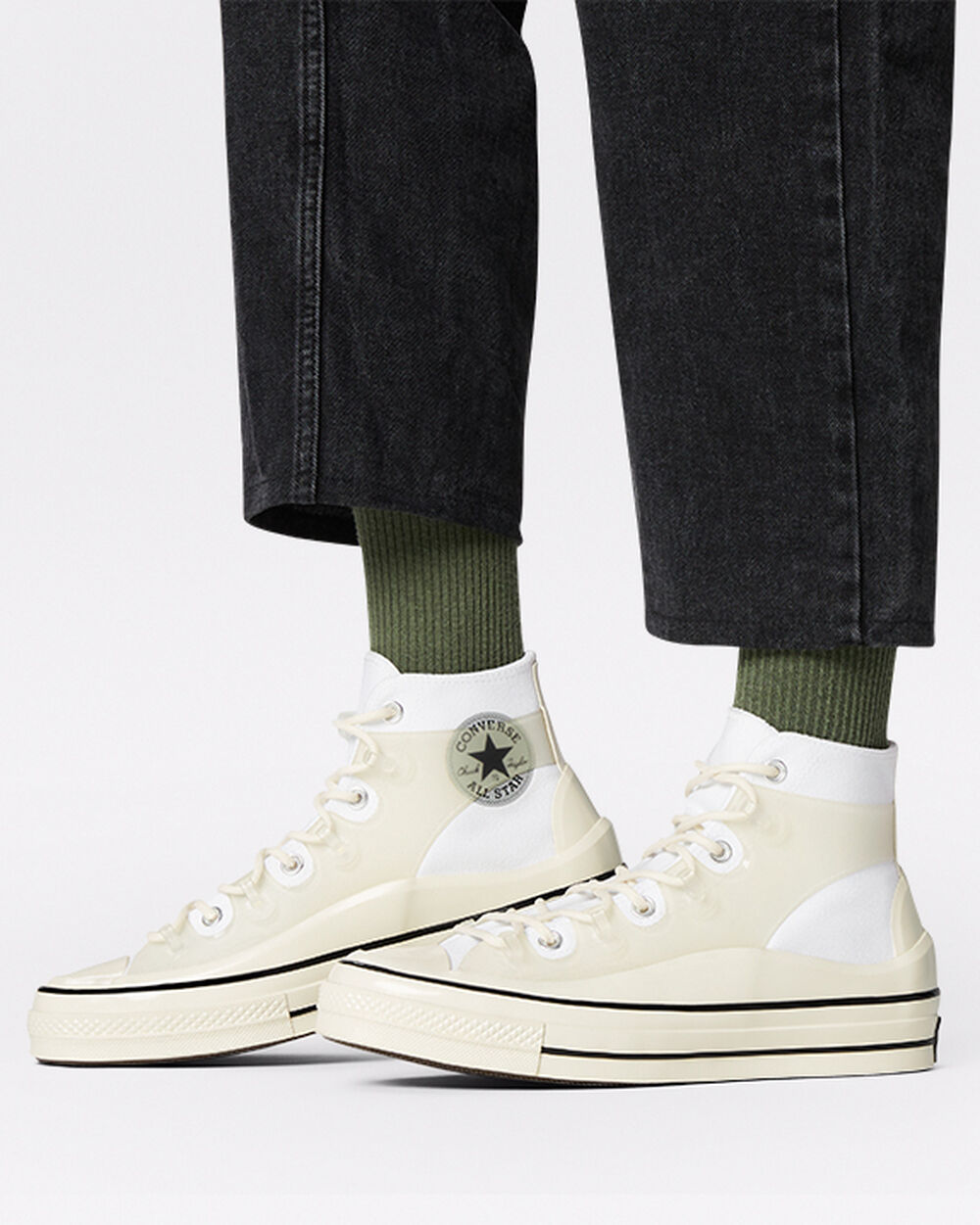 Converse Chuck 70 Sneakers Dam Vita Svarta | REA-634208