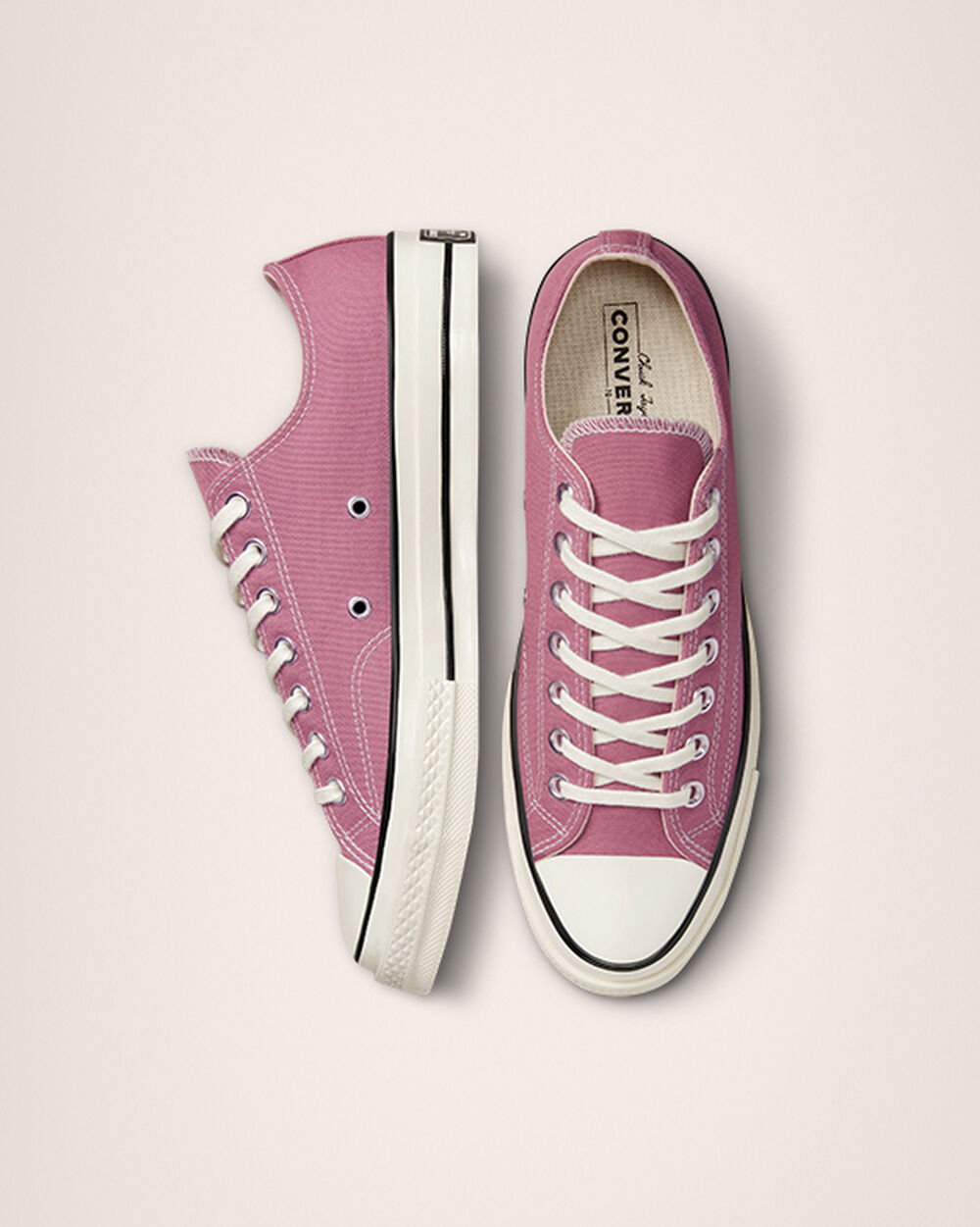 Converse Chuck 70 Sneakers Herr Rosa Vita Svarta | REA-603418