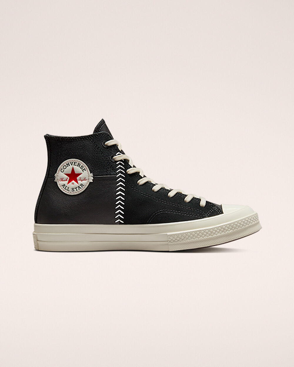 Converse Chuck 70 Sneakers Herr Svarta Vita Röda | REA-147298