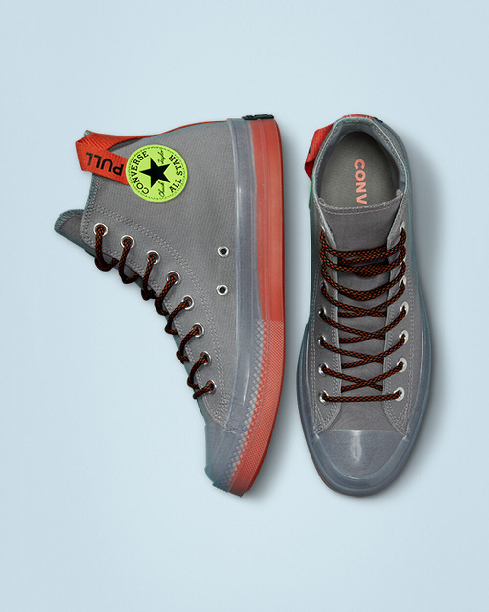 Converse Chuck Taylor All Star CX Sneakers Herr Mörkgrå Orange | REA-327608