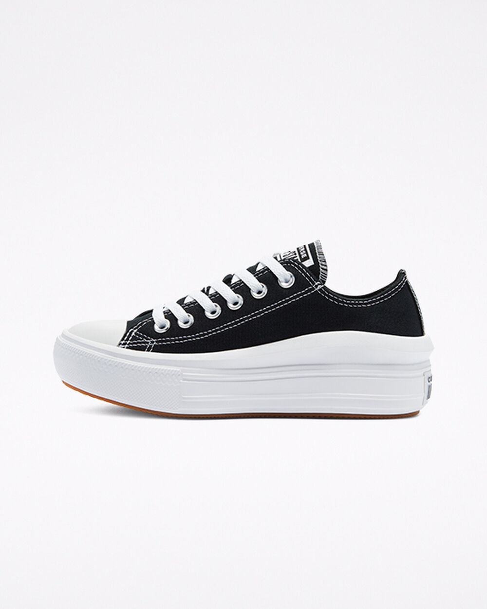 Converse Chuck Taylor All Star Move Sneakers Dam Svarta Vita | REA-754288