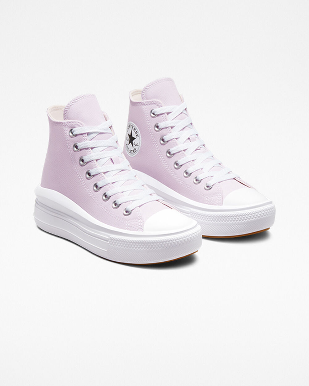 Converse Chuck Taylor All Star Move Sneakers Dam Ljuslila Vita | REA-854608