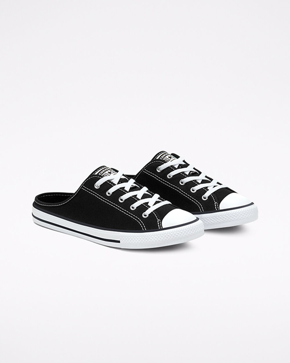 Converse Chuck Taylor All Star Slip On Dam Svarta Vita | REA-316788