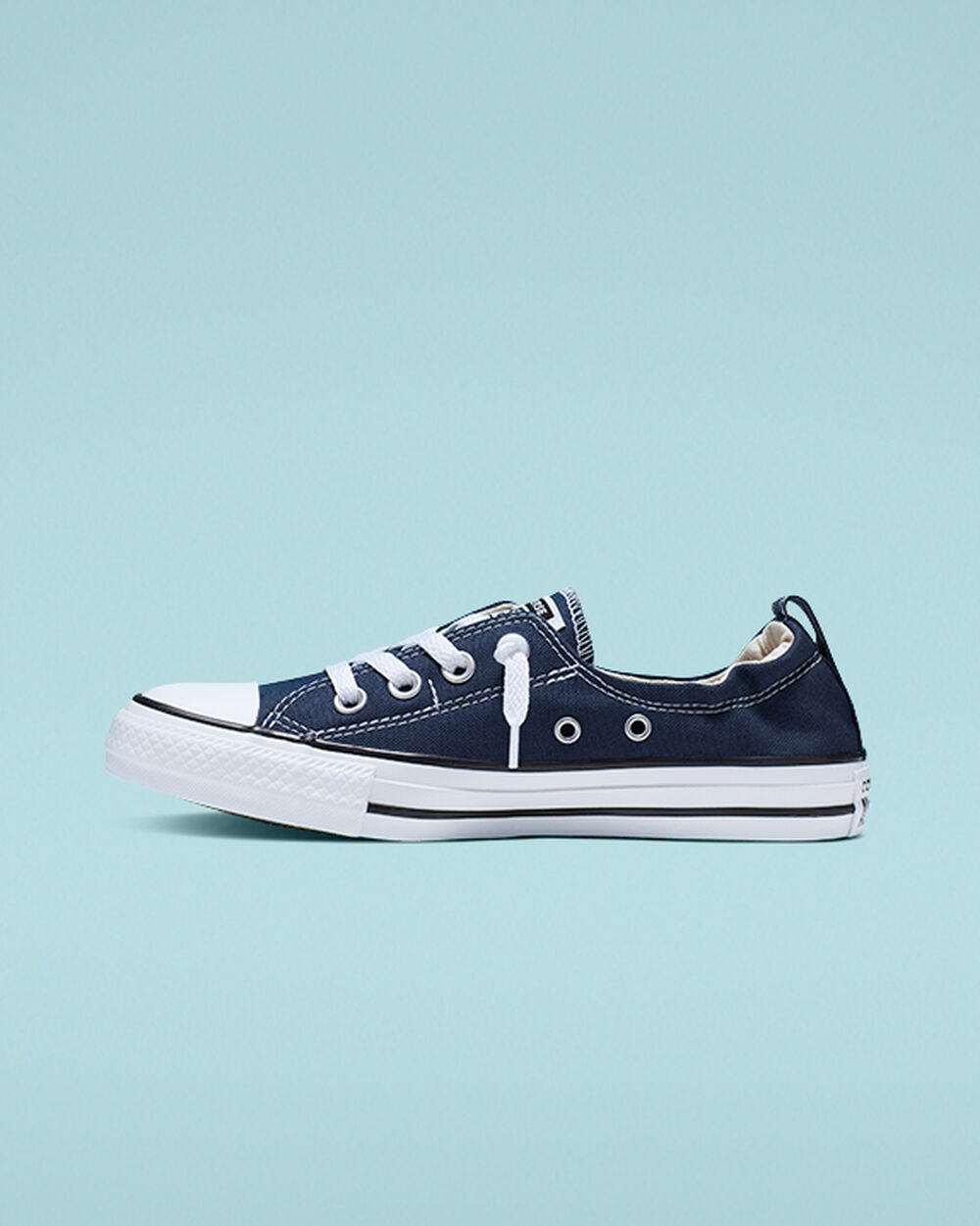 Converse Chuck Taylor All Star Slip On Dam Marinblå | REA-432108