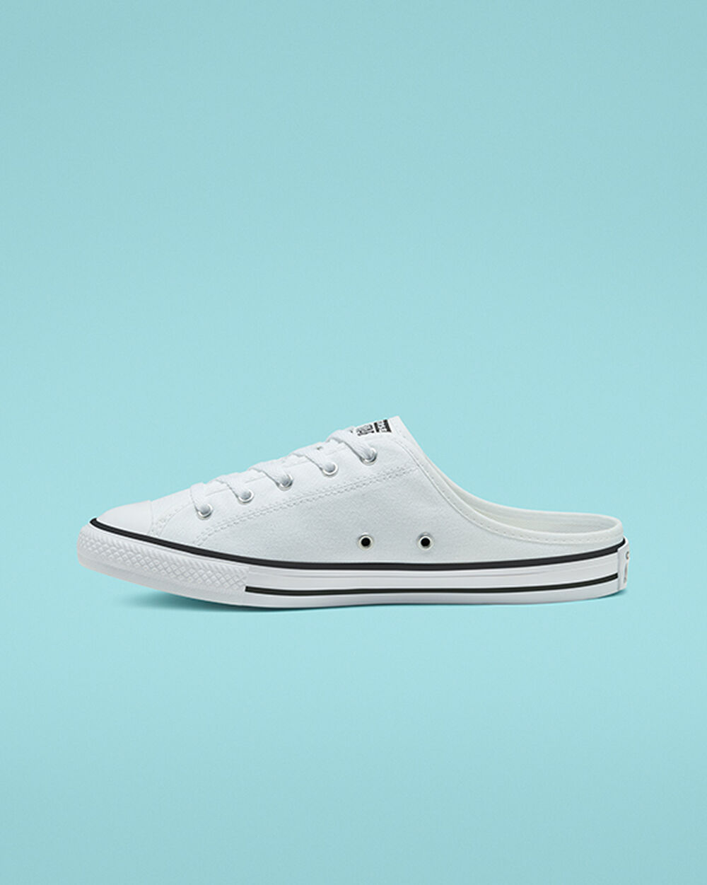 Converse Chuck Taylor All Star Slip On Dam Vita Svarta | REA-809268