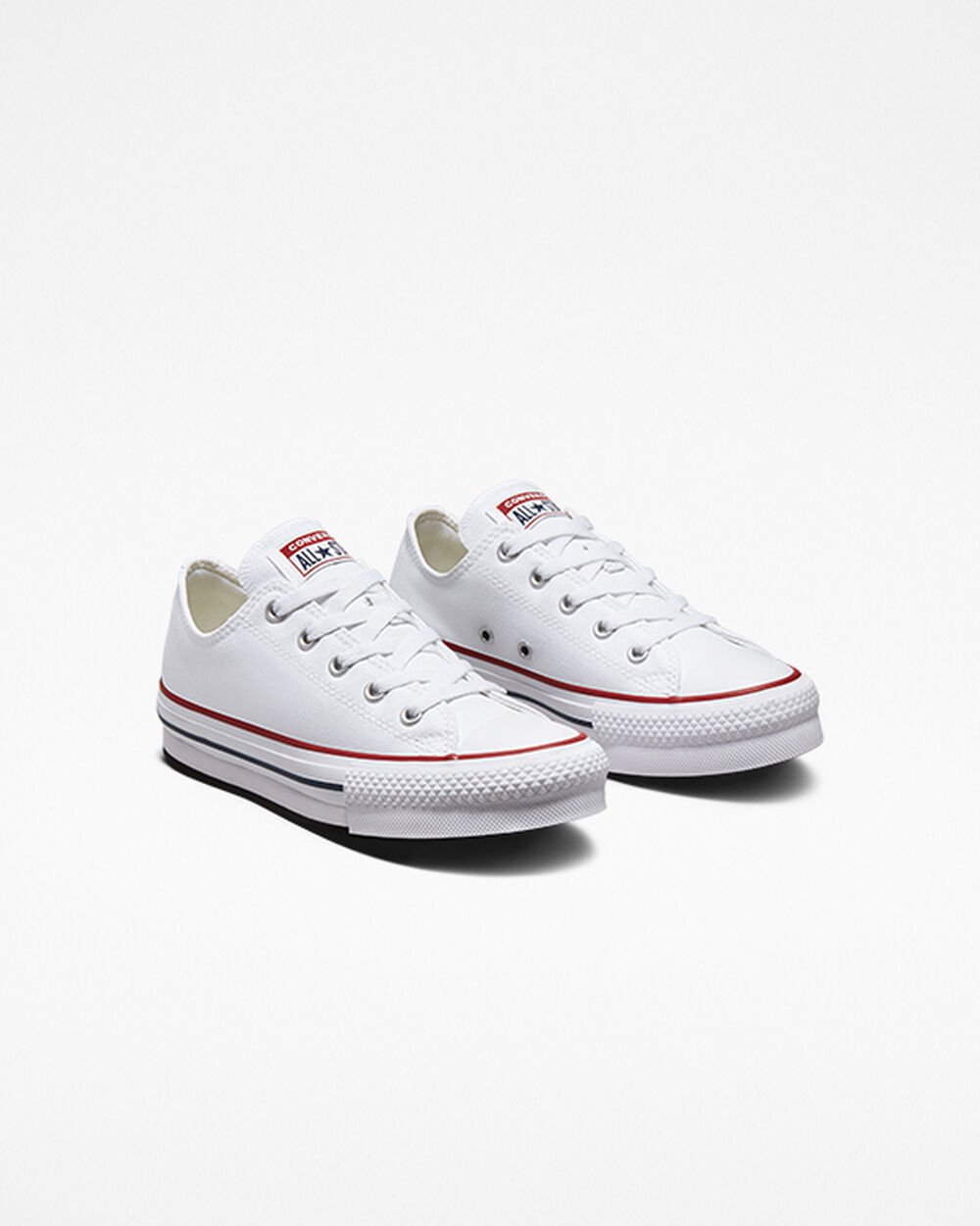 Converse Chuck Taylor All Star Sneakers Tjej Vita Mörkröda Marinblå | REA-018258