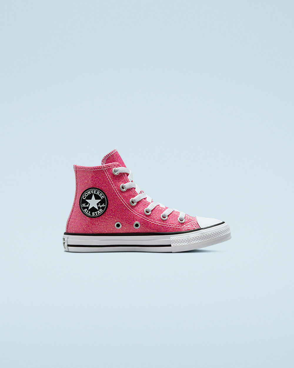 Converse Chuck Taylor All Star Sneakers Tjej Rosa Svarta Vita | REA-049138