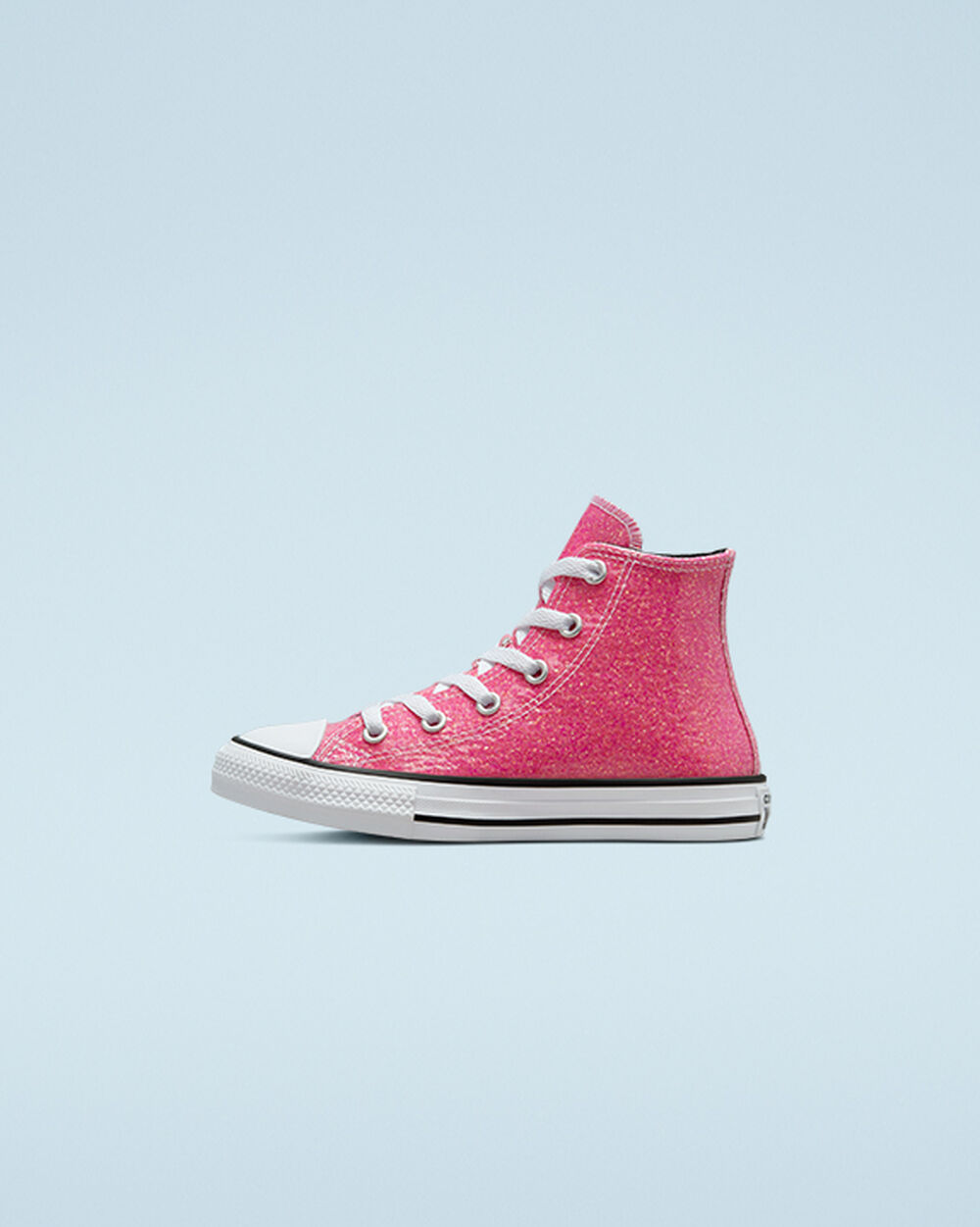 Converse Chuck Taylor All Star Sneakers Tjej Rosa Svarta Vita | REA-049138