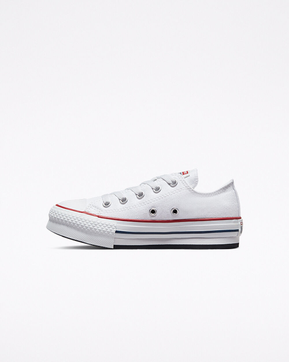 Converse Chuck Taylor All Star Sneakers Tjej Vita Mörkröda Marinblå | REA-154808