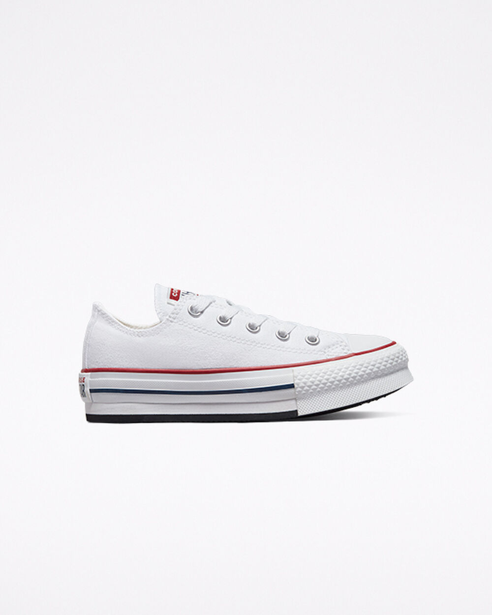 Converse Chuck Taylor All Star Sneakers Tjej Vita Mörkröda Marinblå | REA-154808