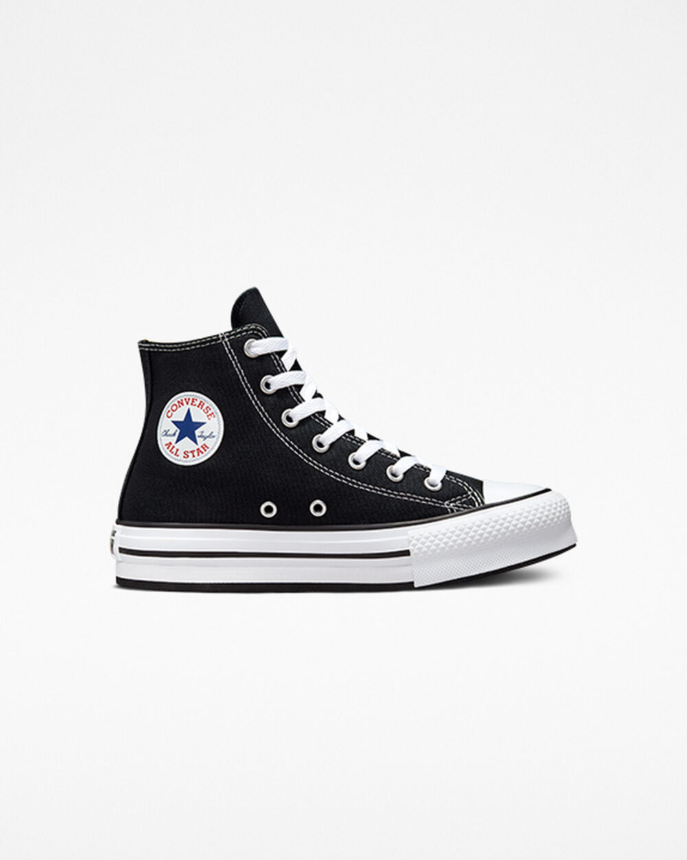 Converse Chuck Taylor All Star Sneakers Tjej Svarta Vita Svarta | REA-165948