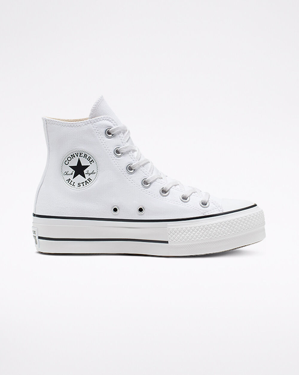 Converse Chuck Taylor All Star Sneakers Dam Vita Svarta Vita | REA-204938