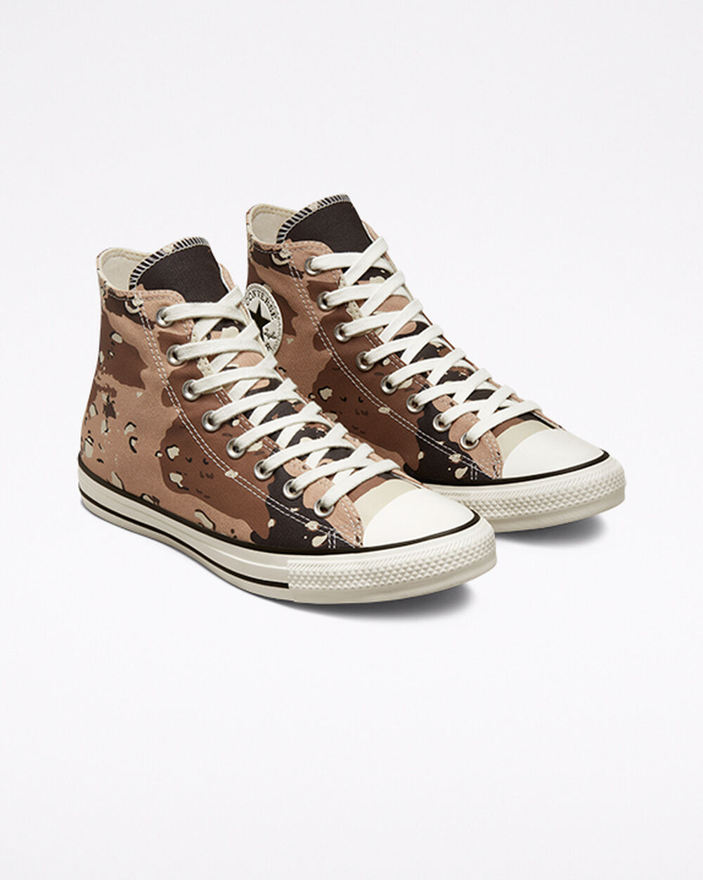 Converse Chuck Taylor All Star Sneakers Herr Bruna Vita Svarta | REA-283508