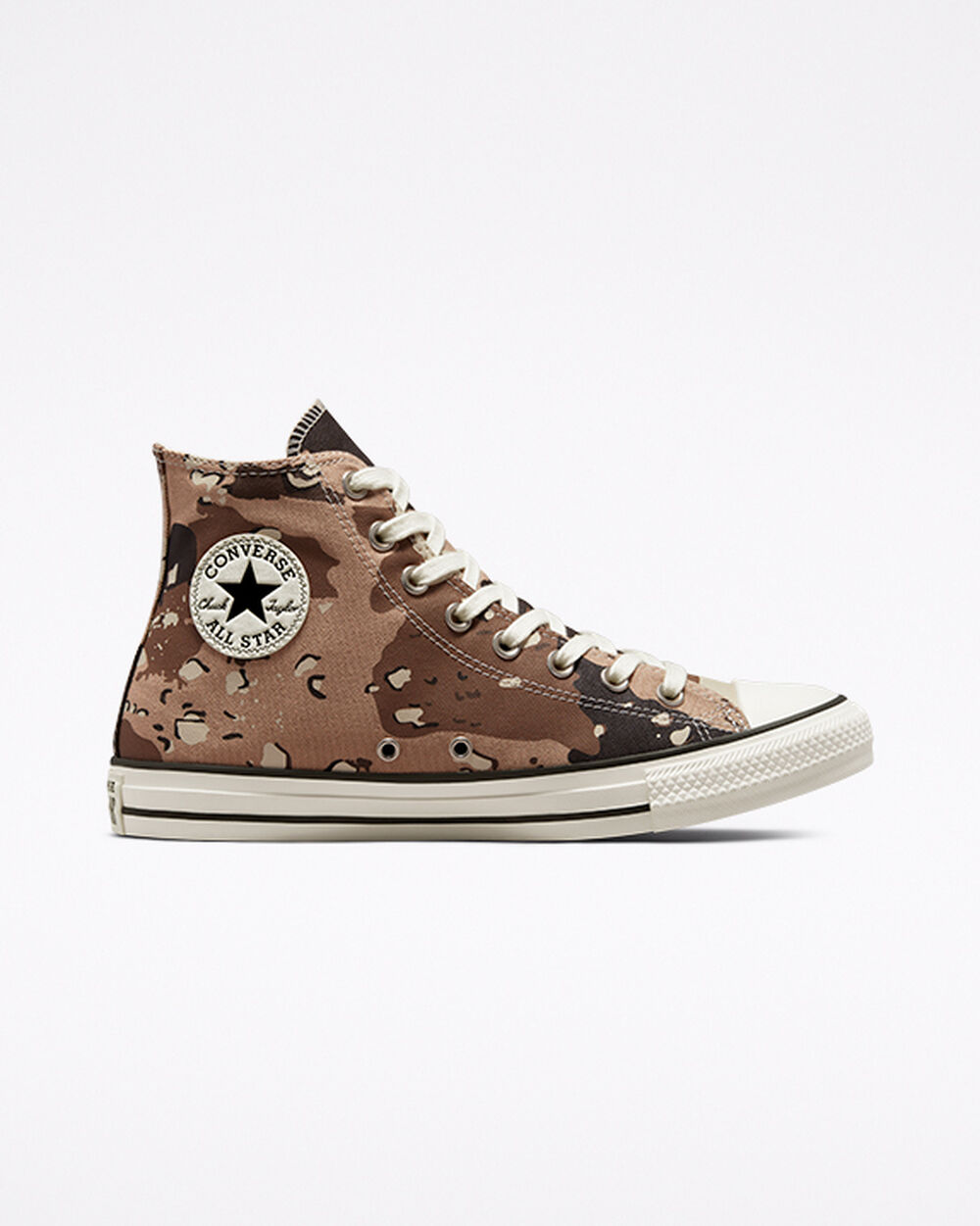 Converse Chuck Taylor All Star Sneakers Herr Bruna Vita Svarta | REA-283508