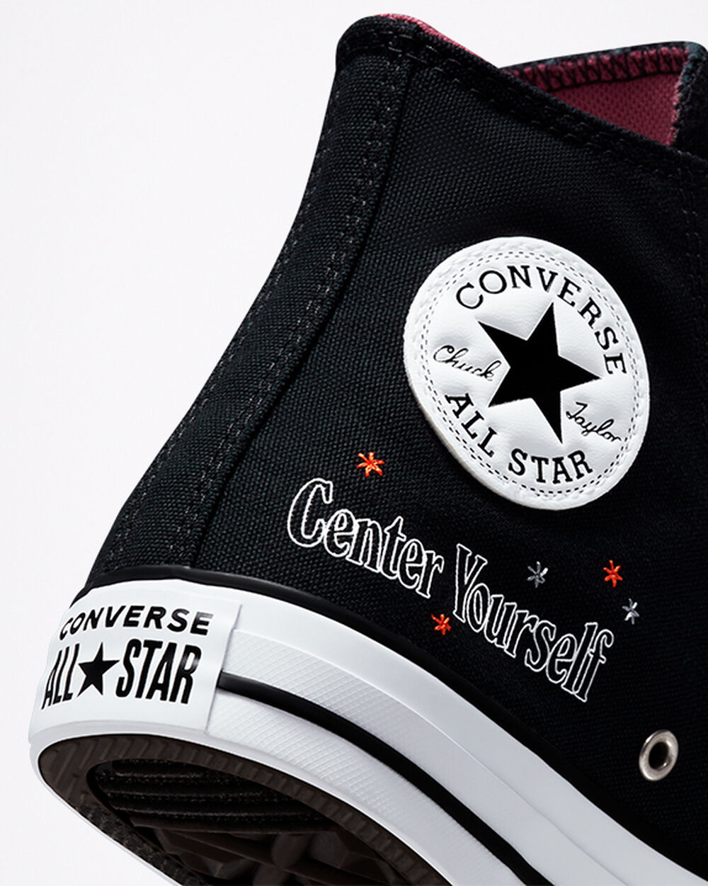 Converse Chuck Taylor All Star Sneakers Dam Svarta Vita Grå | REA-418028