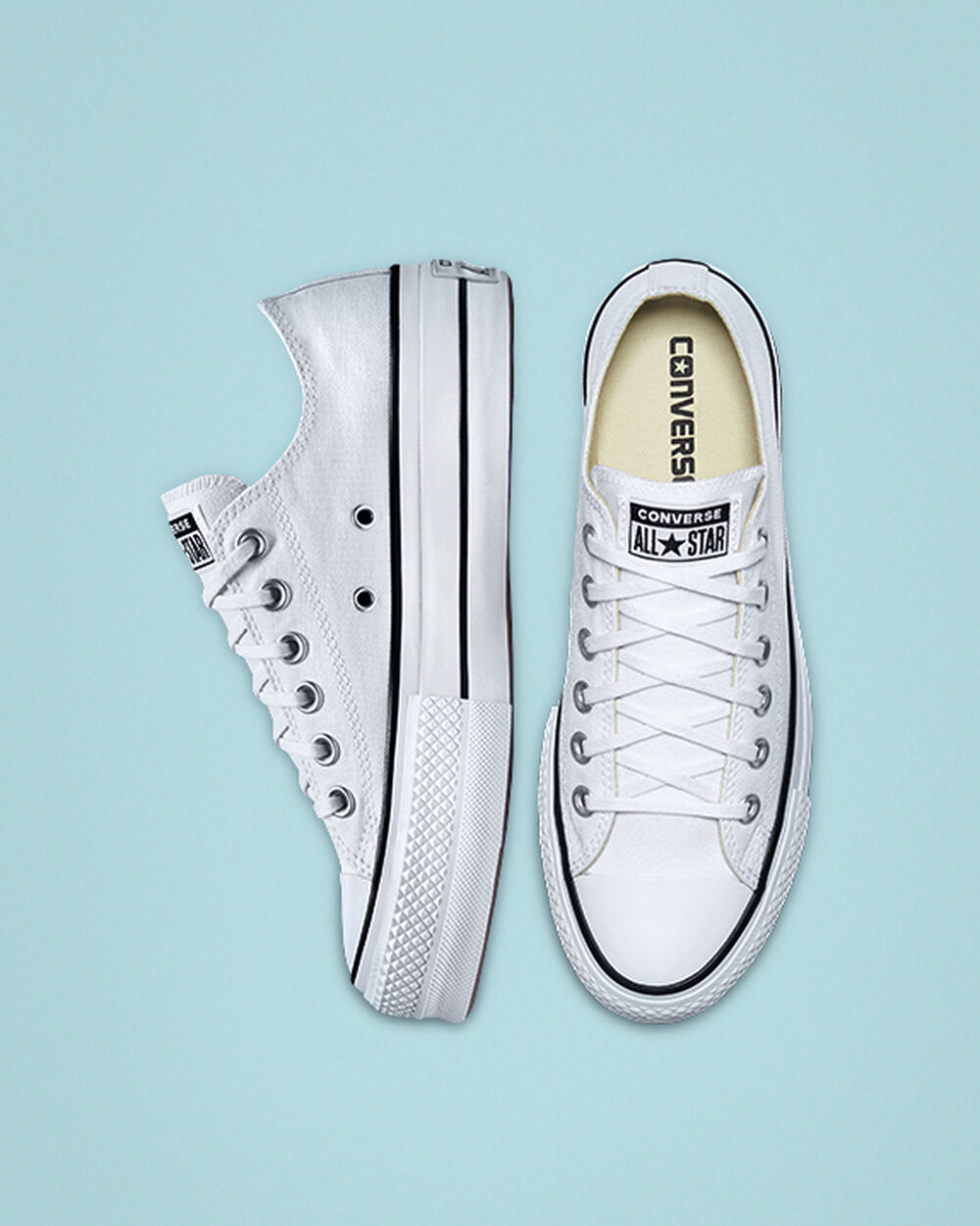 Converse Chuck Taylor All Star Sneakers Dam Vita Svarta Vita | REA-481678