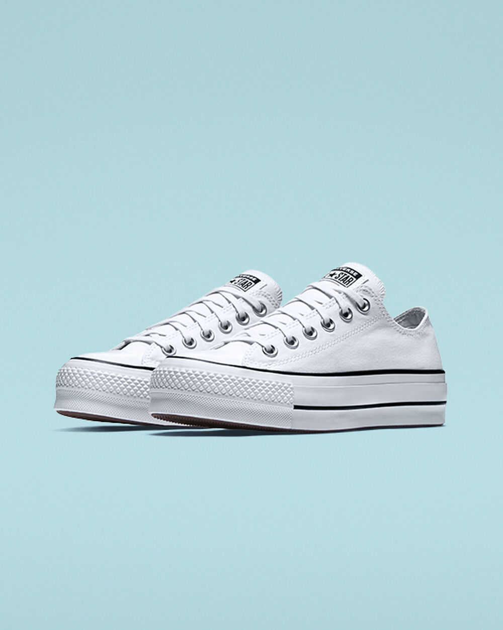 Converse Chuck Taylor All Star Sneakers Dam Vita Svarta Vita | REA-481678