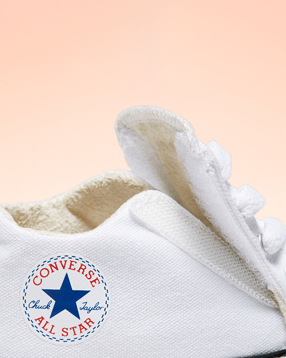 Converse Chuck Taylor All Star Sneakers Tjej Vita Beige Vita | REA-497238