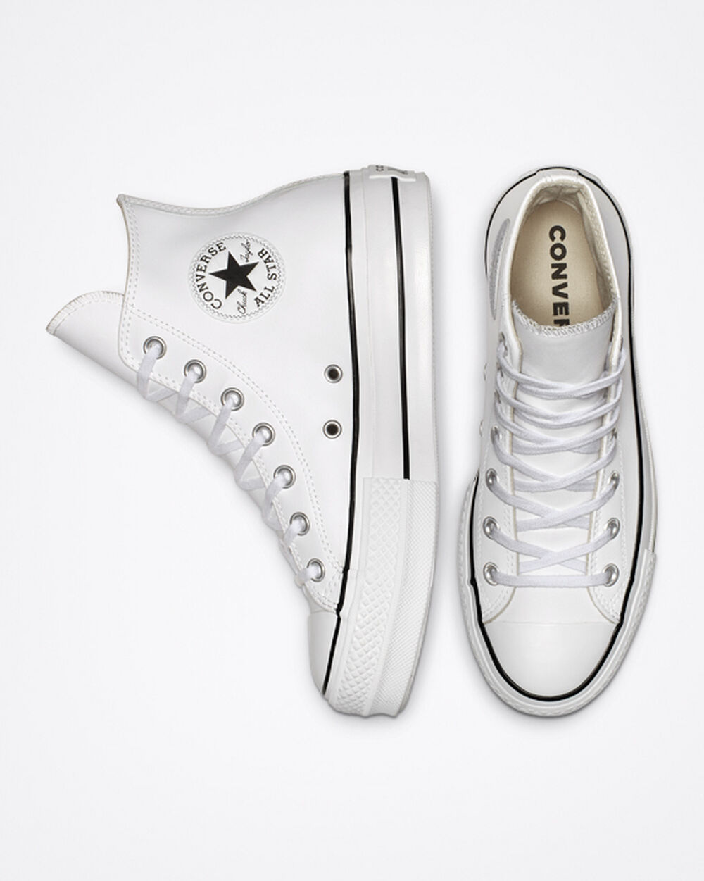 Converse Chuck Taylor All Star Sneakers Dam Vita Svarta Vita | REA-514988