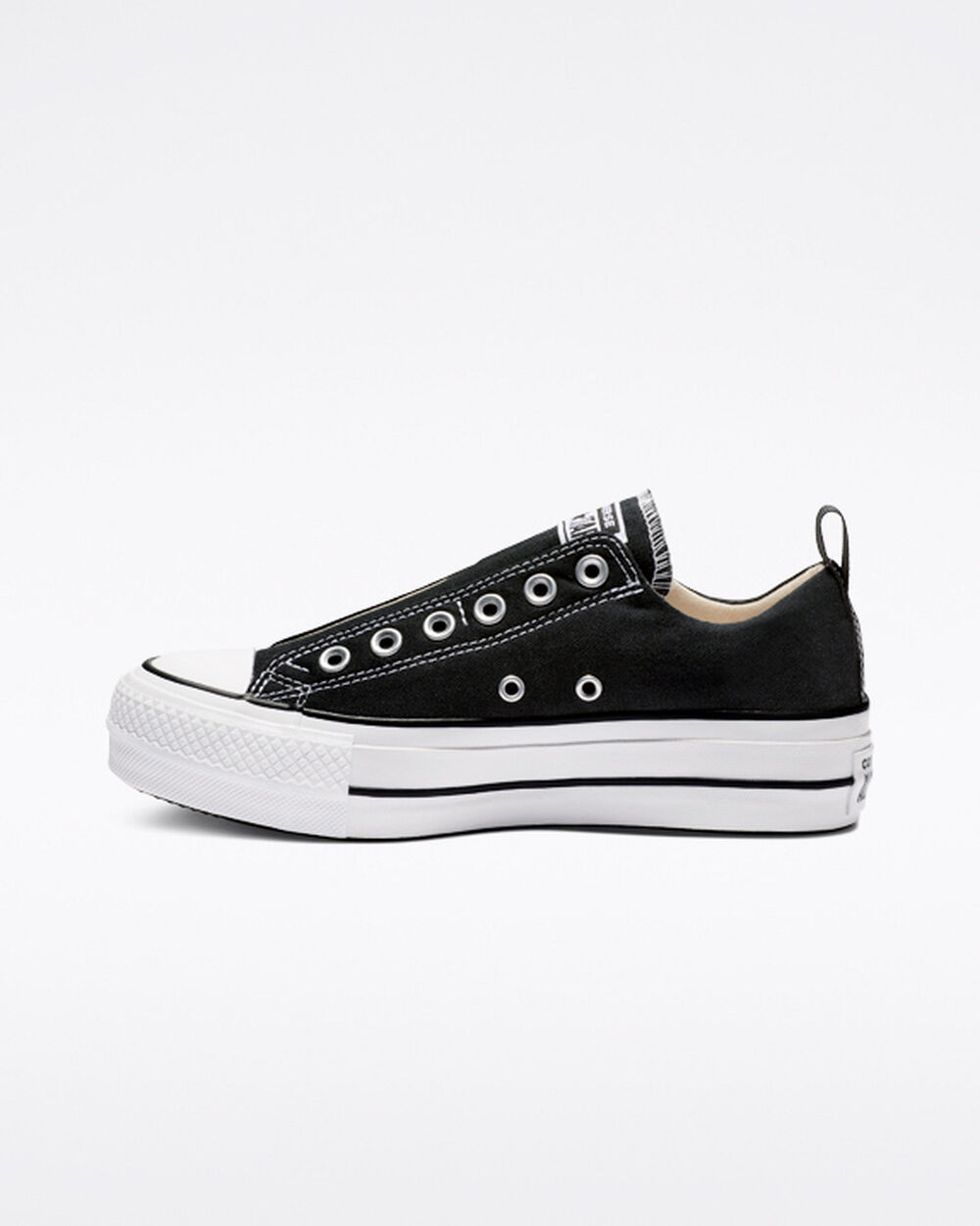 Converse Chuck Taylor All Star Sneakers Dam Svarta Vita Svarta | REA-571028