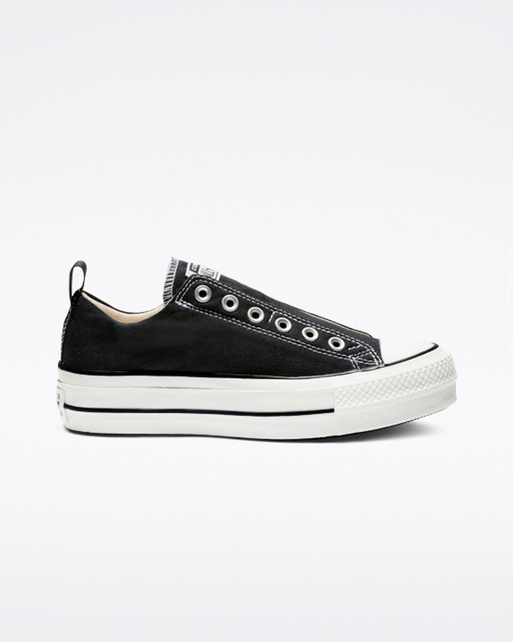 Converse Chuck Taylor All Star Sneakers Dam Svarta Vita Svarta | REA-571028