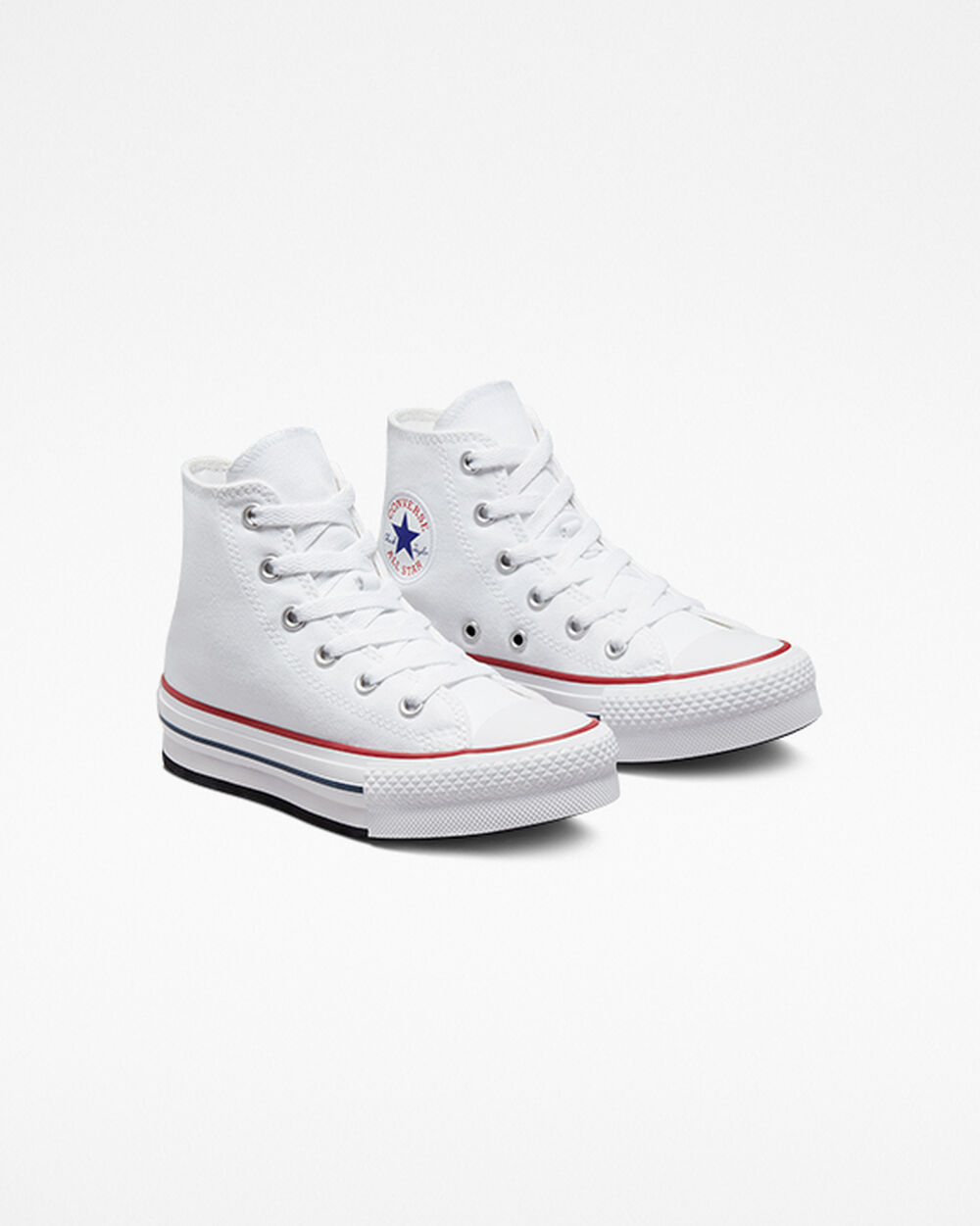 Converse Chuck Taylor All Star Sneakers Tjej Vita Mörkröda Marinblå | REA-590788