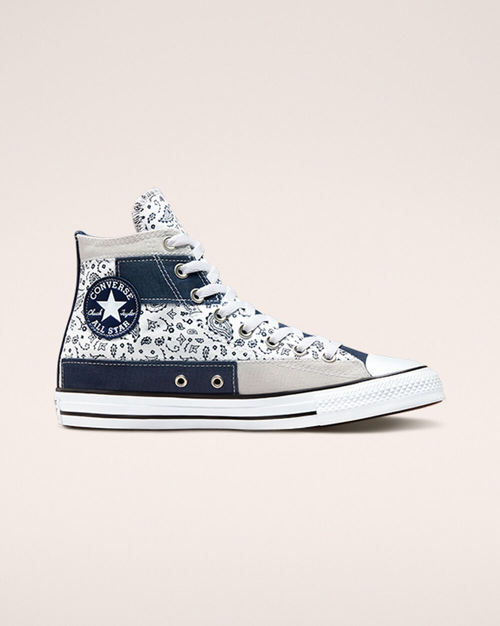 Converse Chuck Taylor All Star Sneakers Dam Marinblå Vita | REA-597318