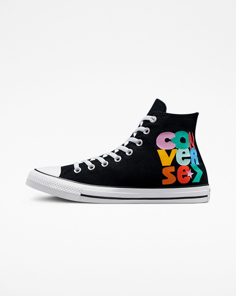 Converse Chuck Taylor All Star Sneakers Herr Svarta Vita | REA-609748