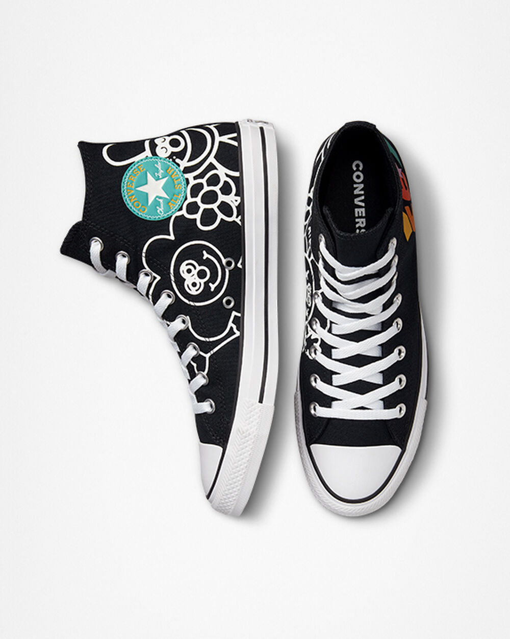 Converse Chuck Taylor All Star Sneakers Herr Svarta Vita | REA-609748