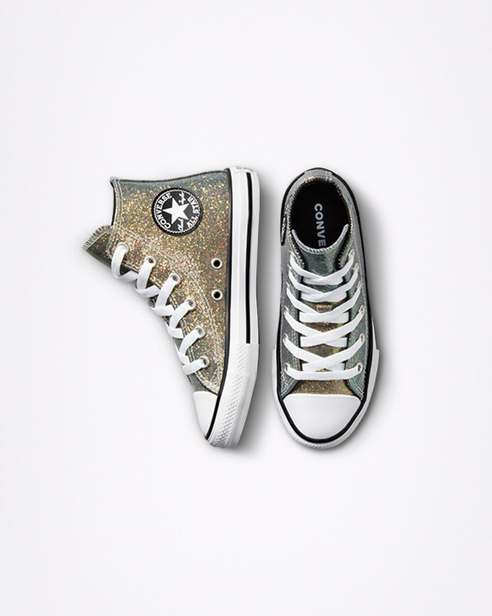 Converse Chuck Taylor All Star Sneakers Tjej Guld Svarta Vita | REA-615238