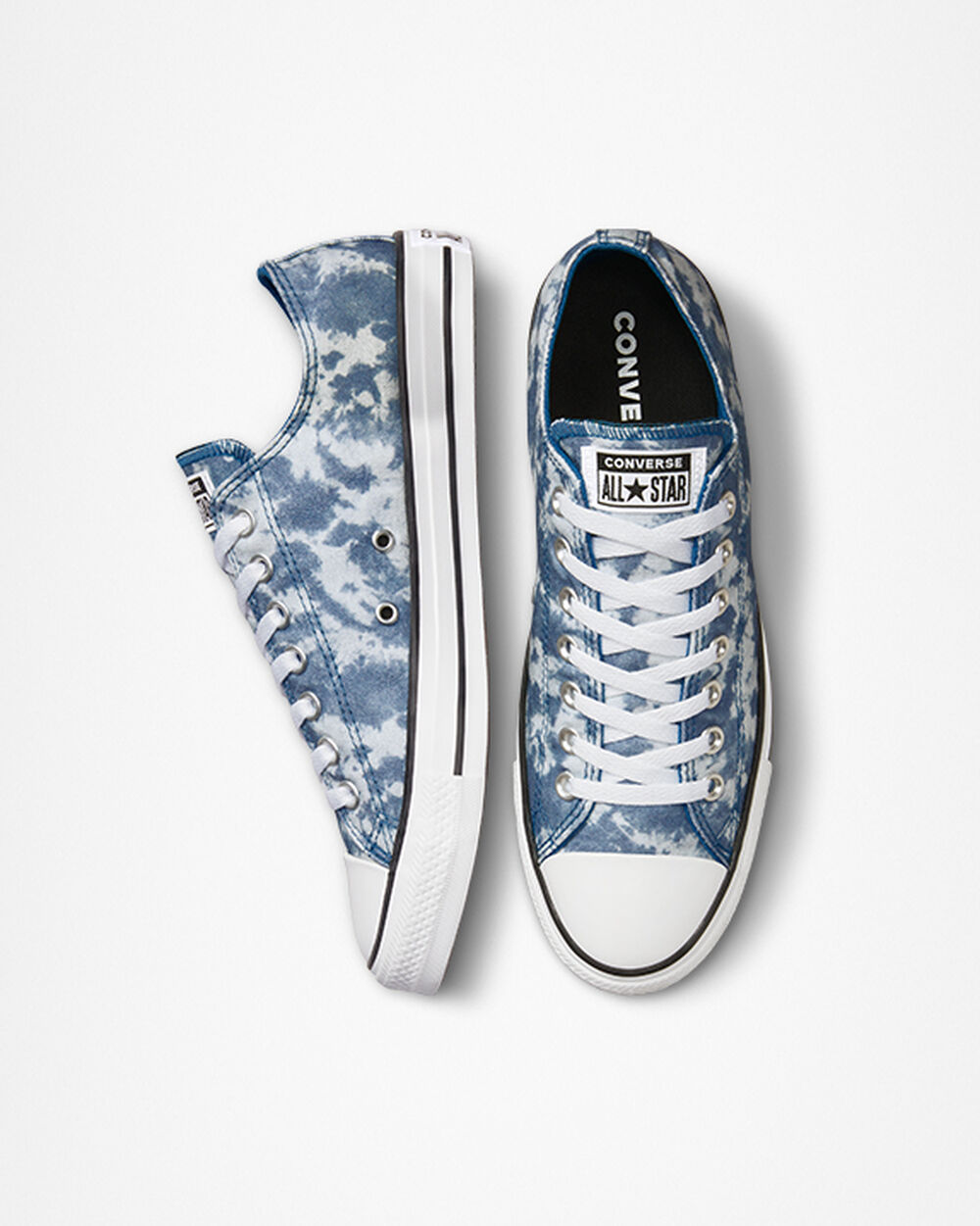 Converse Chuck Taylor All Star Sneakers Herr Blå Vita Svarta | REA-728038