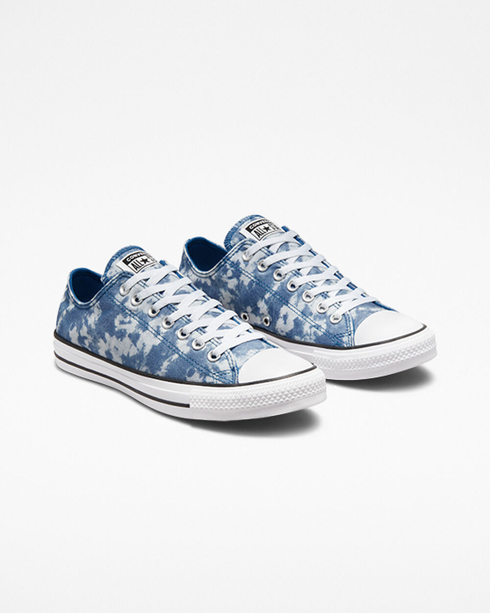 Converse Chuck Taylor All Star Sneakers Herr Blå Vita Svarta | REA-728038