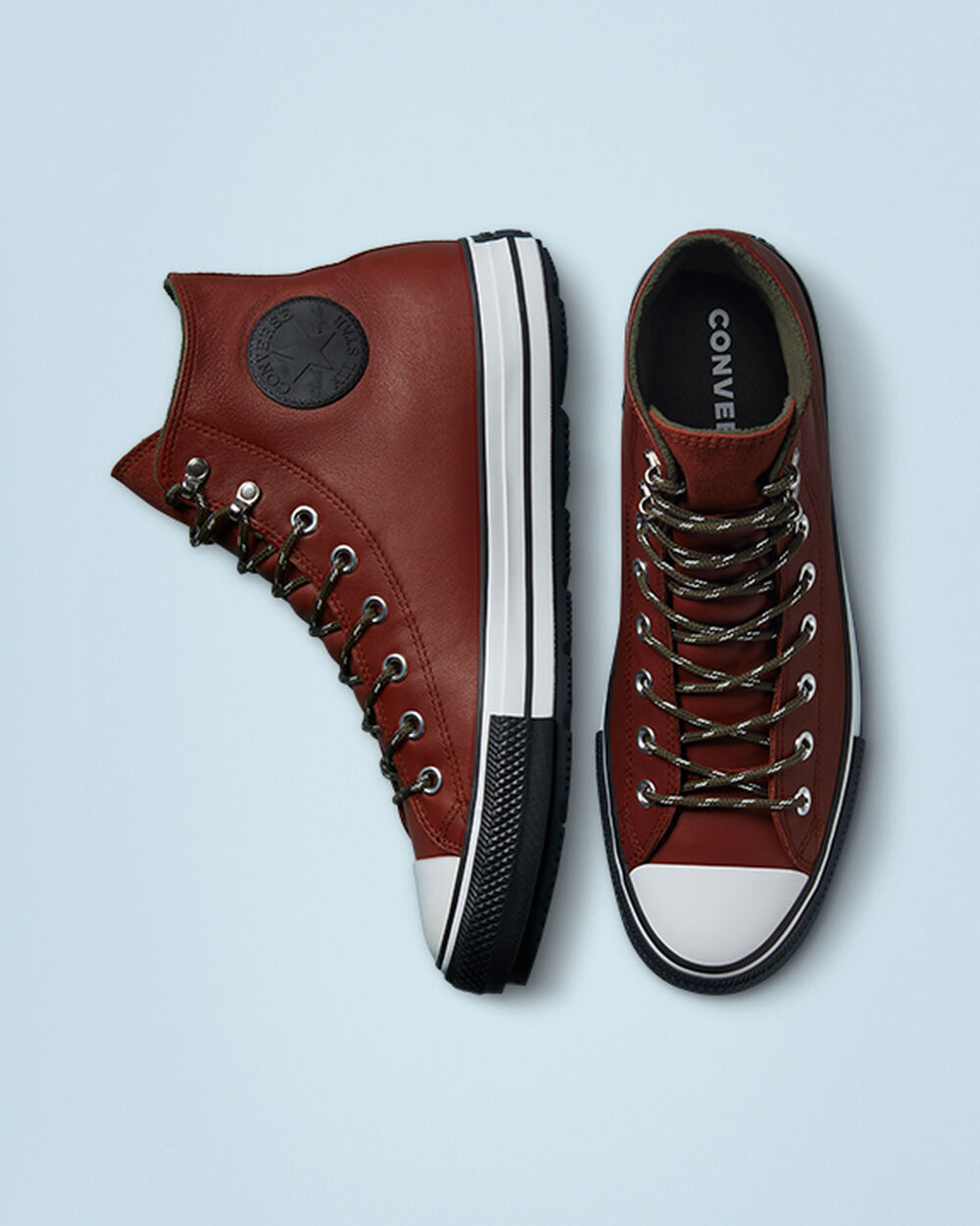 Converse Chuck Taylor All Star Vandringskängor Herr Bruna Vita Svarta | REA-325148