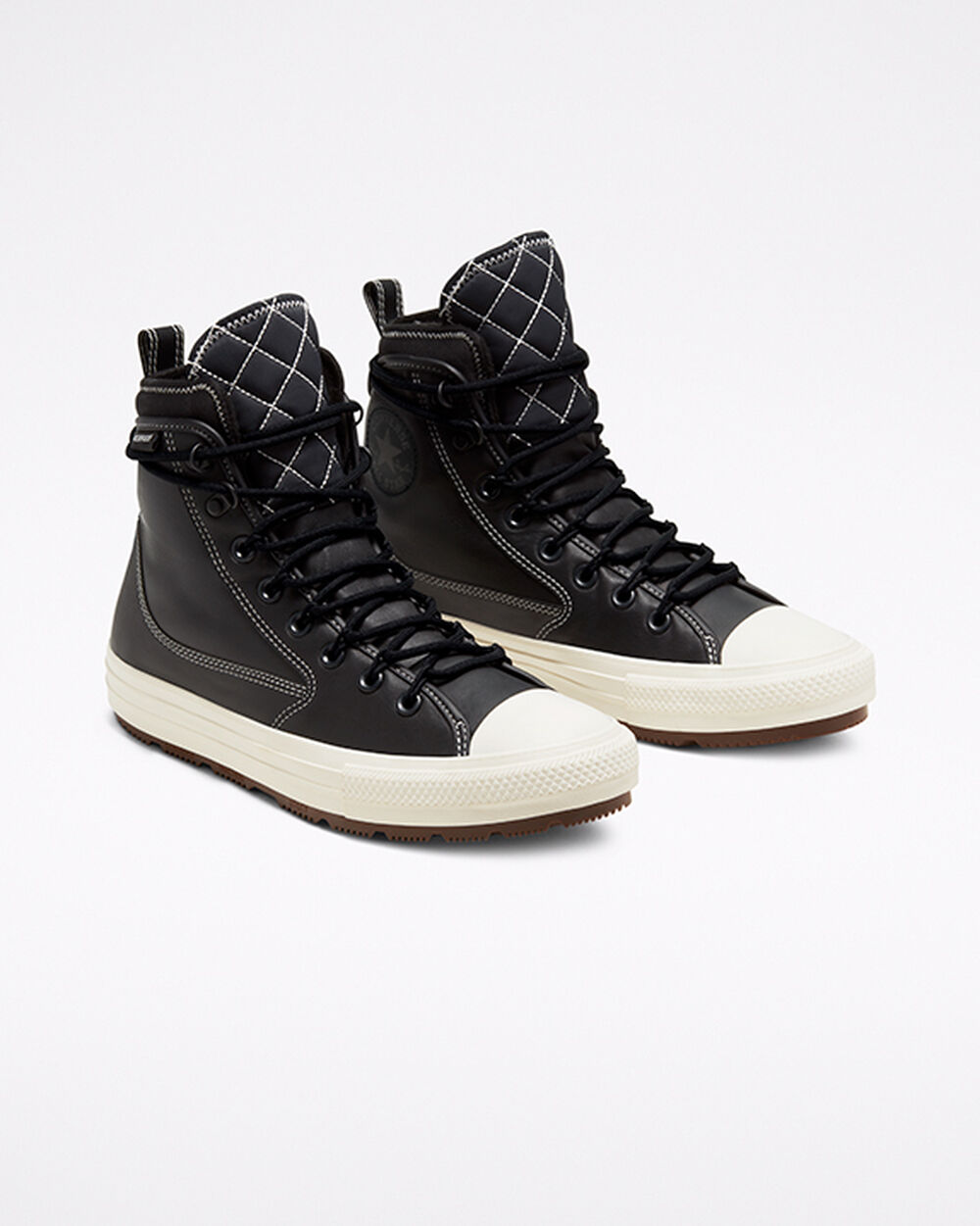 Converse Chuck Taylor All Star Vandringskängor Dam Svarta Vita | REA-429878