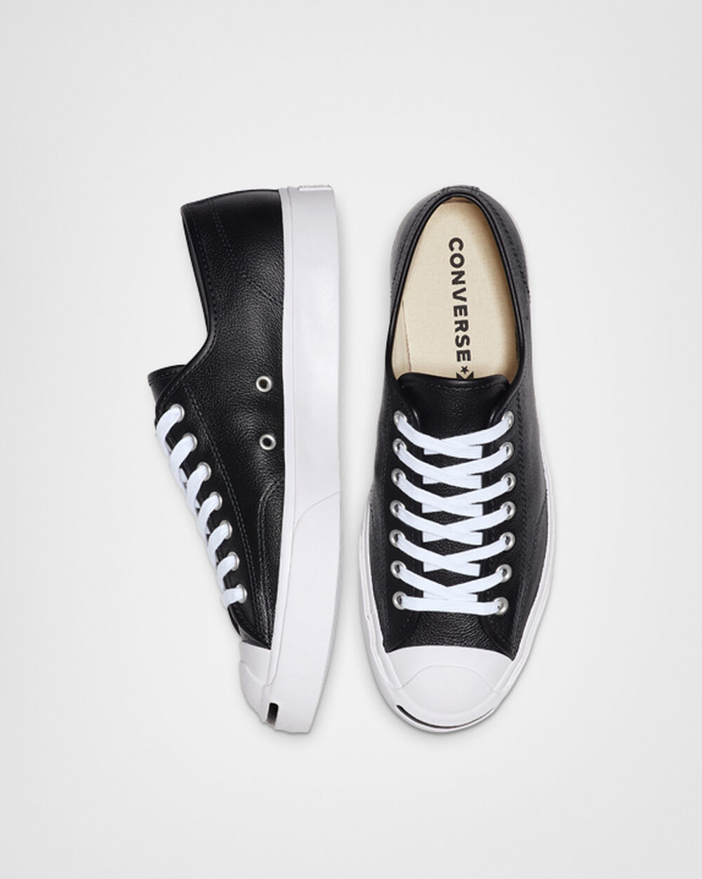 Converse Jack Purcell Sneakers Dam Svarta Vita | REA-370288