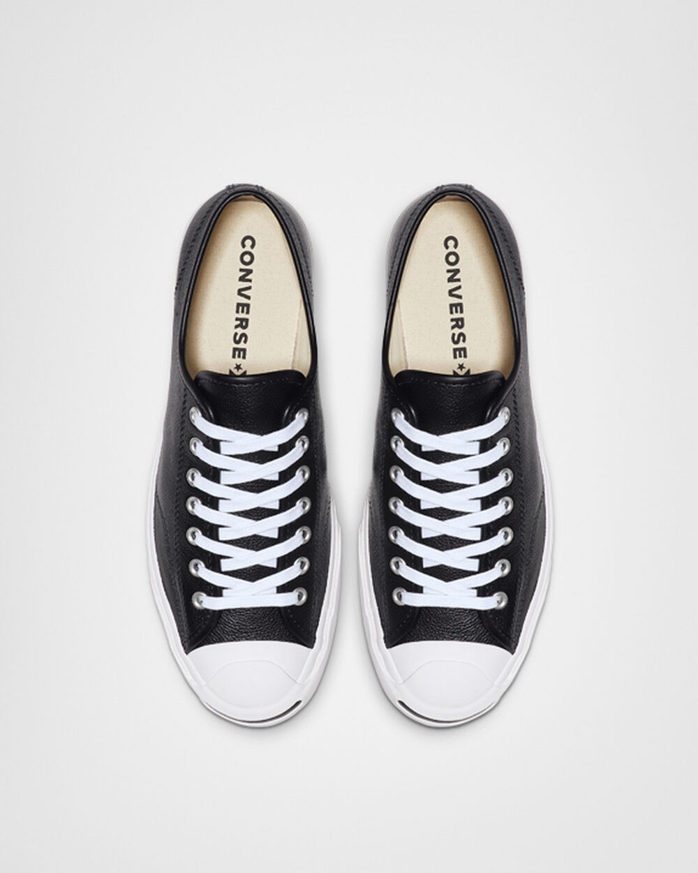 Converse Jack Purcell Sneakers Dam Svarta Vita | REA-370288