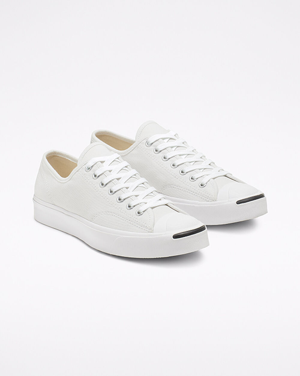 Converse Jack Purcell Sneakers Dam Vita Svarta | REA-835948