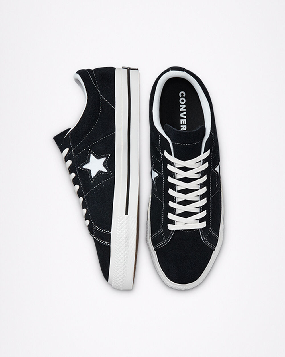 Converse One Star Sneakers Herr Svarta Vita | REA-138728