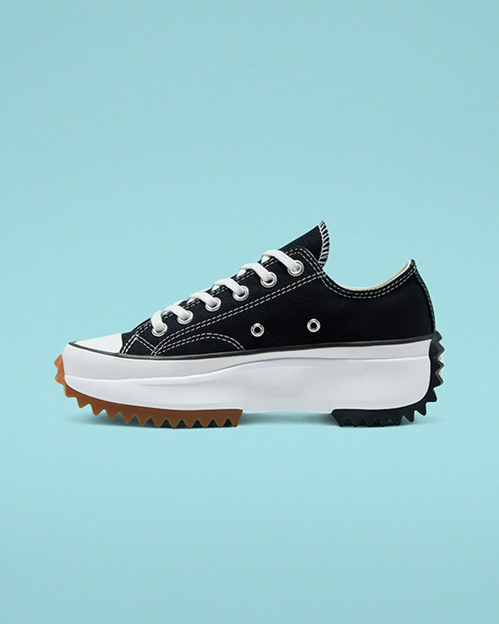 Converse Run Star Hike Sneakers Dam Svarta Vita | REA-197458