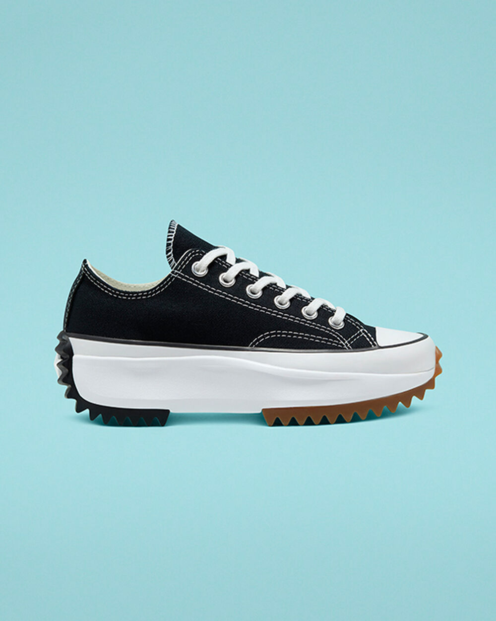 Converse Run Star Hike Sneakers Dam Svarta Vita | REA-197458