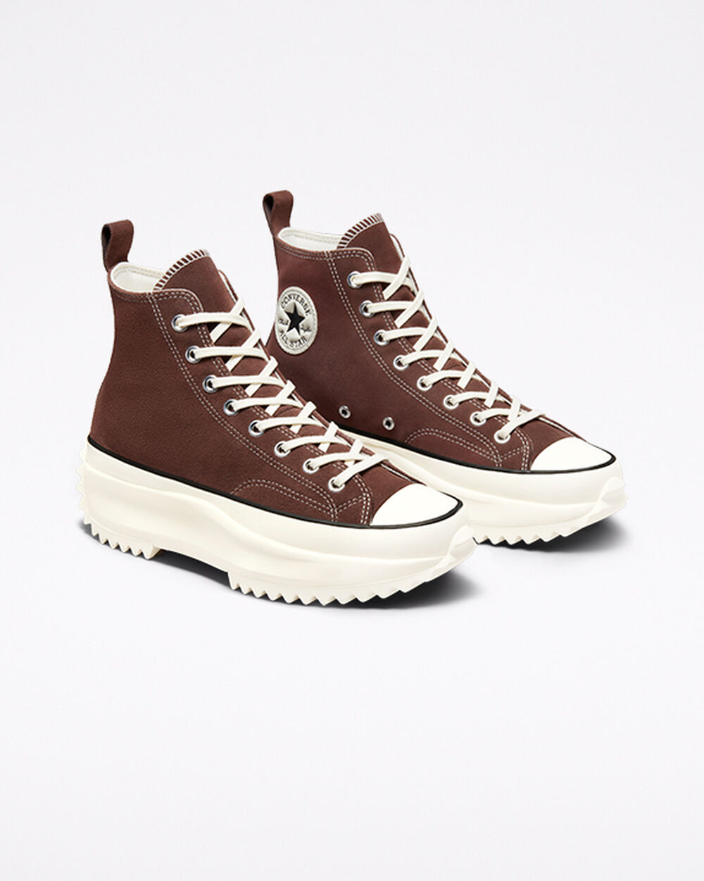 Converse Run Star Hike Sneakers Herr Bruna Vita Svarta | REA-015968