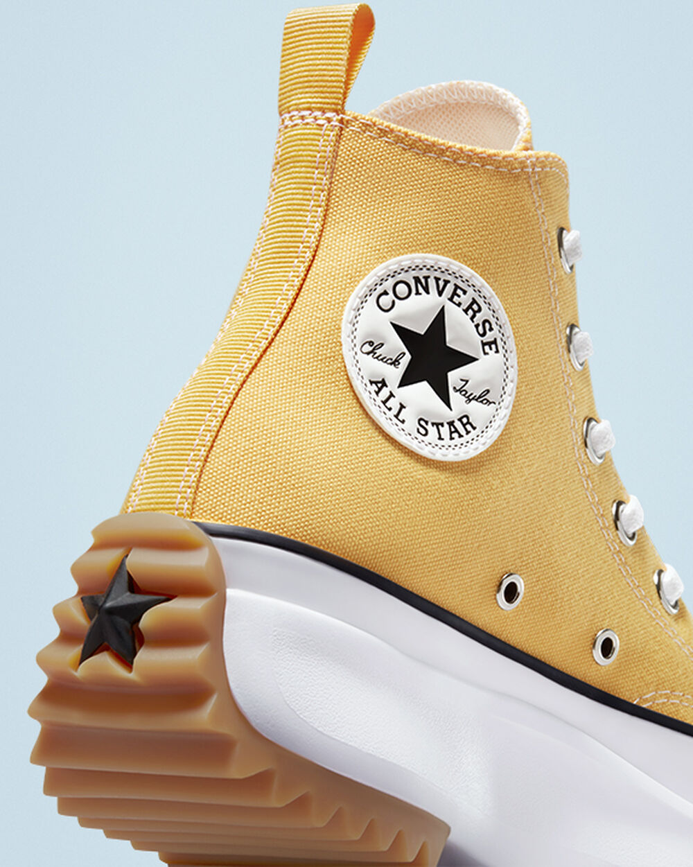 Converse Run Star Hike Sneakers Herr Citron Svarta Vita | REA-671858